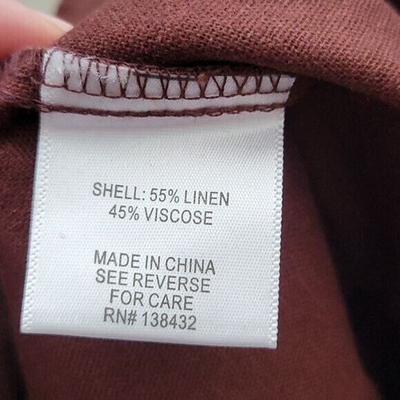 Modcloth Brown Sunny Attitude A-line Faux Wrap Mini Skirt NEW Women's 14 - Picture 8 of 9